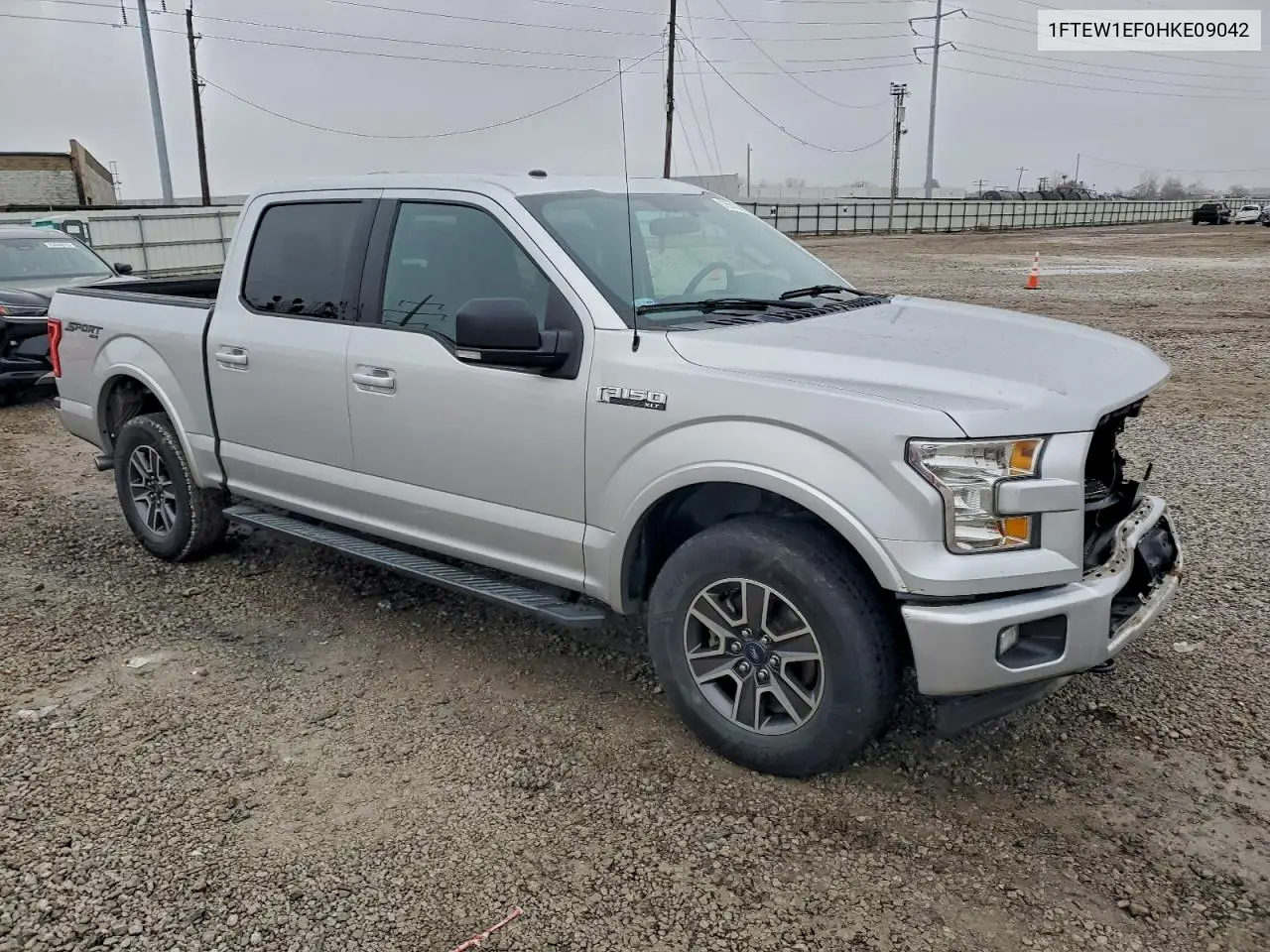 1FTEW1EF0HKE09042 2017 Ford F150 Supercrew