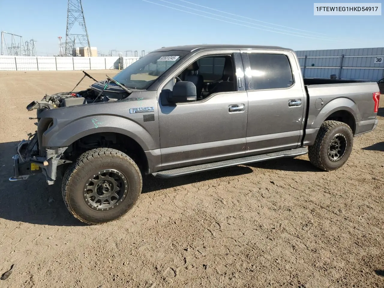 1FTEW1EG1HKD54917 2017 Ford F150 Supercrew