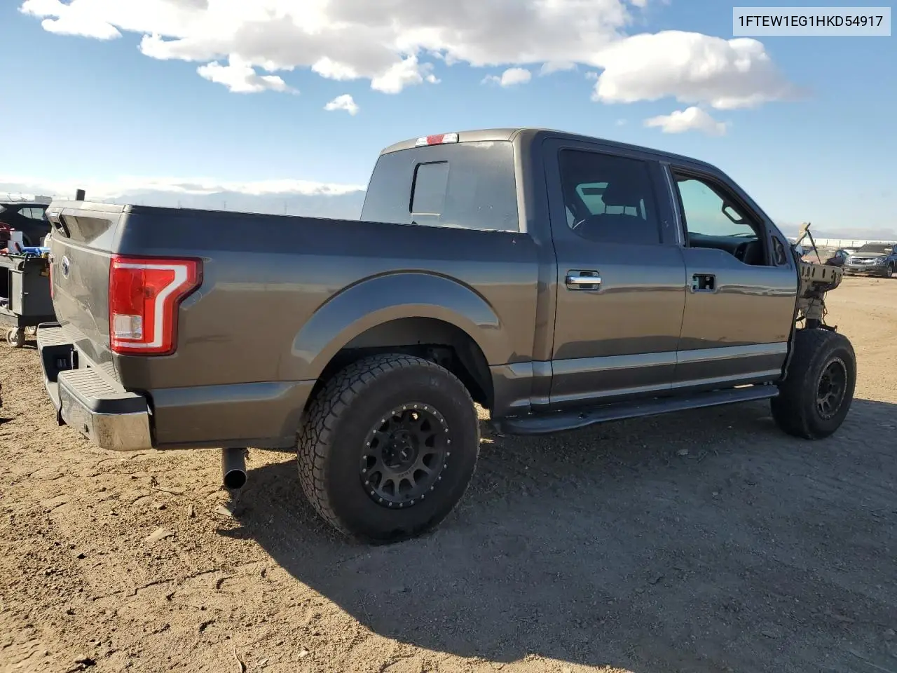 1FTEW1EG1HKD54917 2017 Ford F150 Supercrew