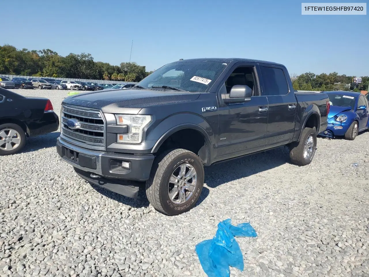 1FTEW1EG5HFB97420 2017 Ford F150 Supercrew