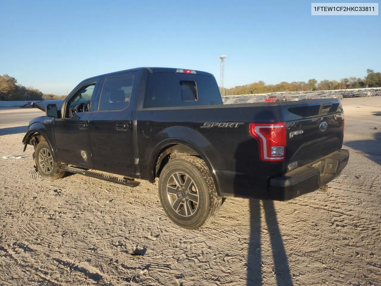 1FTEW1CF2HKC33811 2017 Ford F150 Supercrew