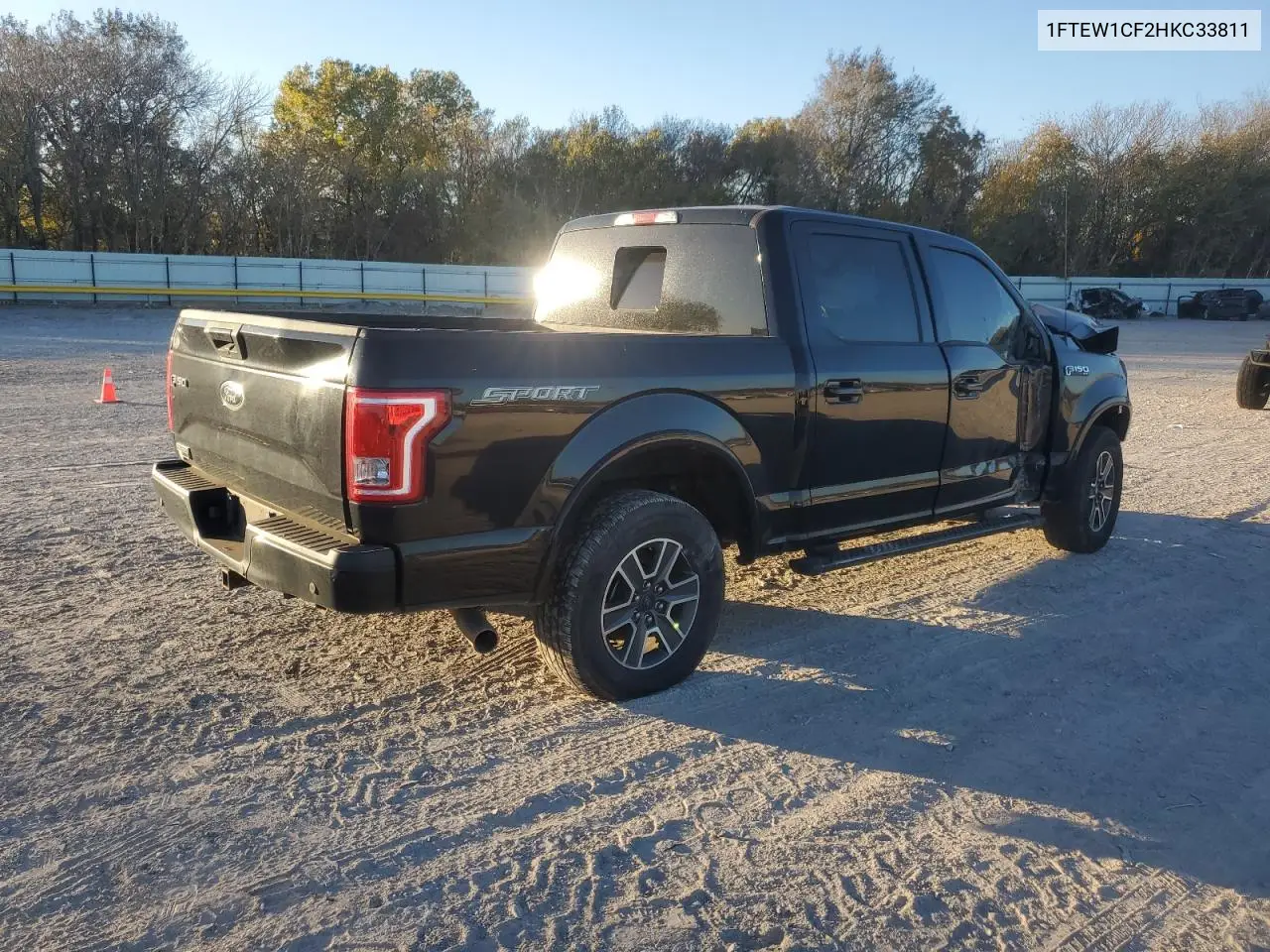 1FTEW1CF2HKC33811 2017 Ford F150 Supercrew