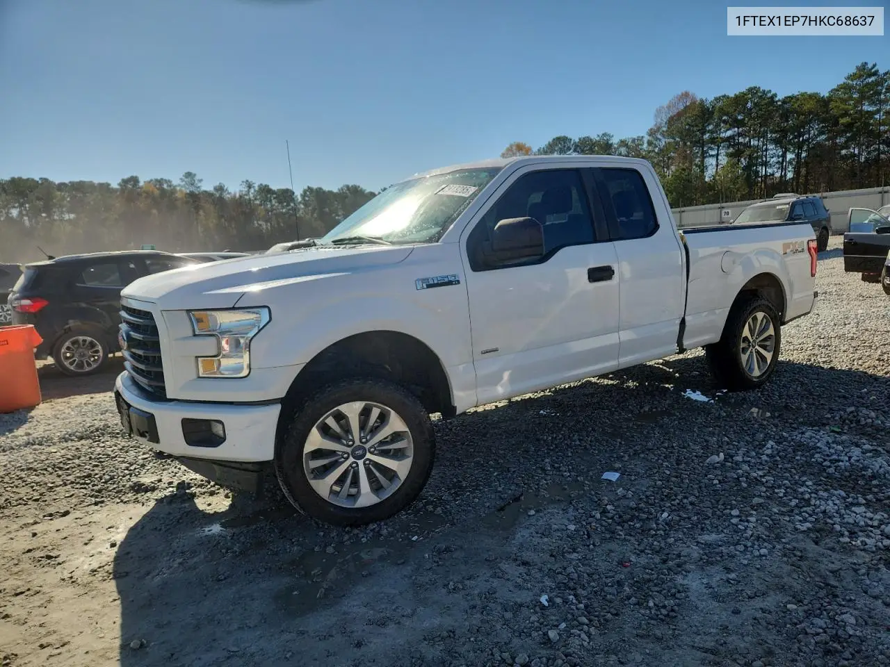 1FTEX1EP7HKC68637 2017 Ford F150 Super Cab