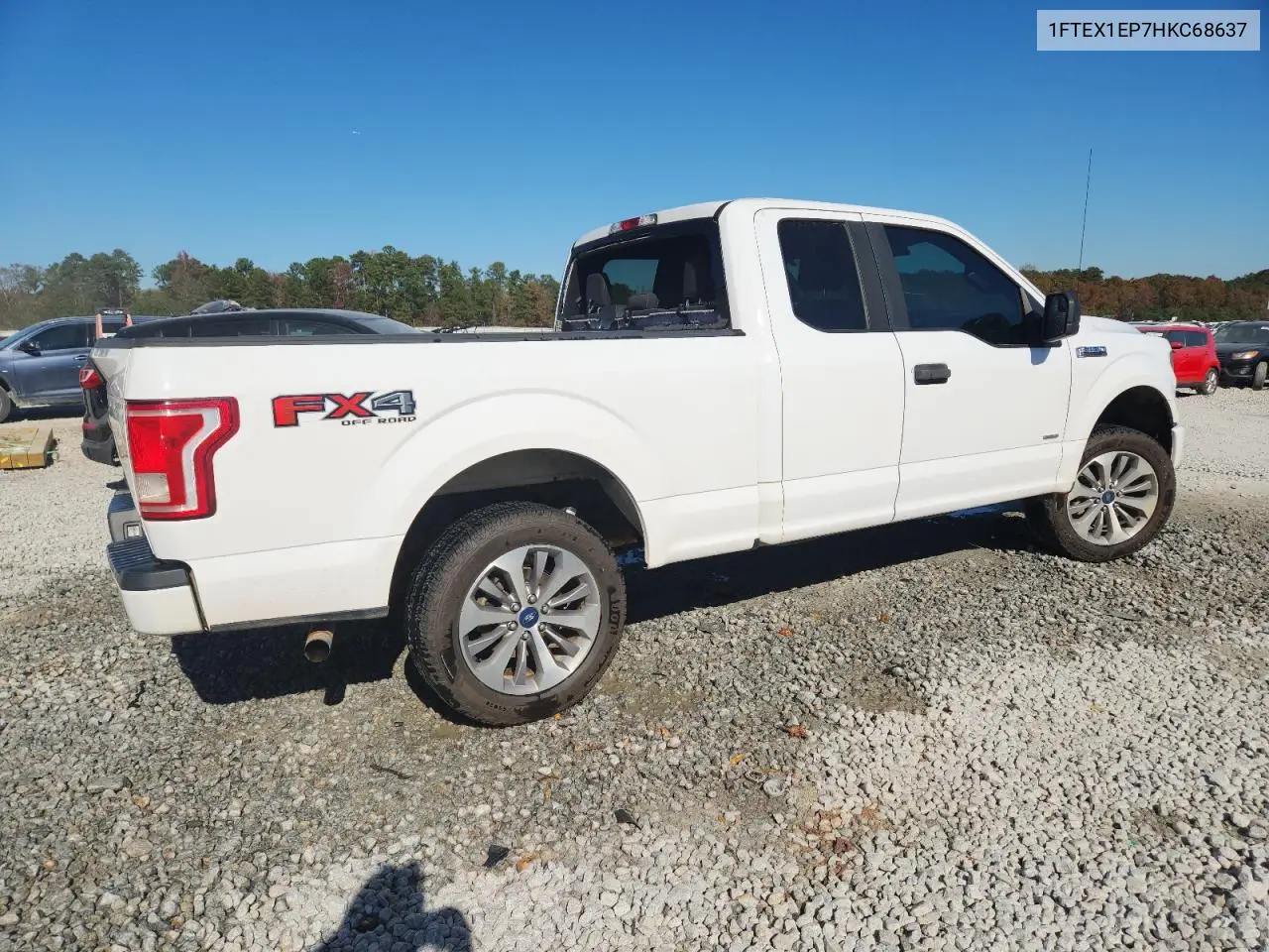 1FTEX1EP7HKC68637 2017 Ford F150 Super Cab