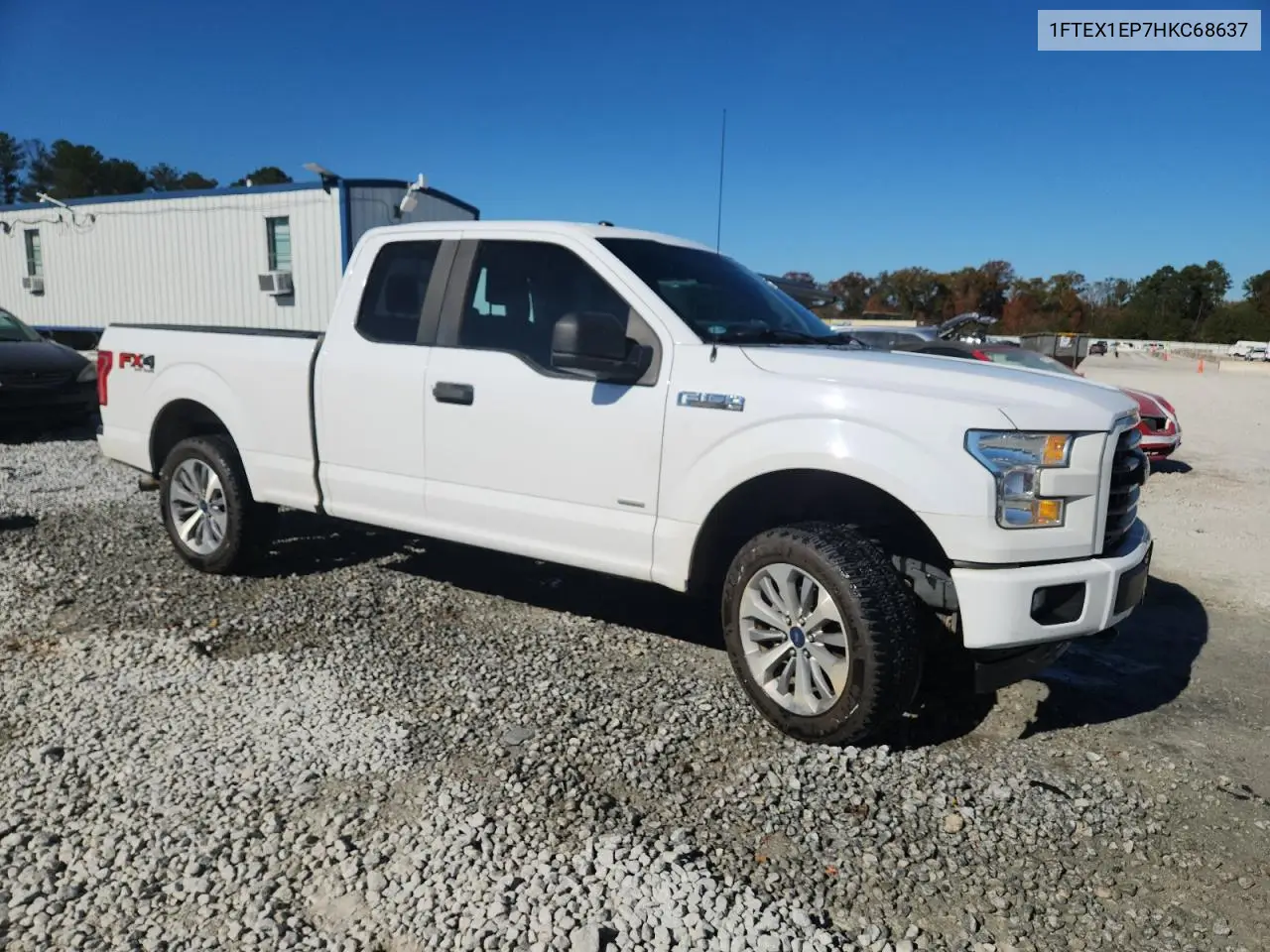 1FTEX1EP7HKC68637 2017 Ford F150 Super Cab