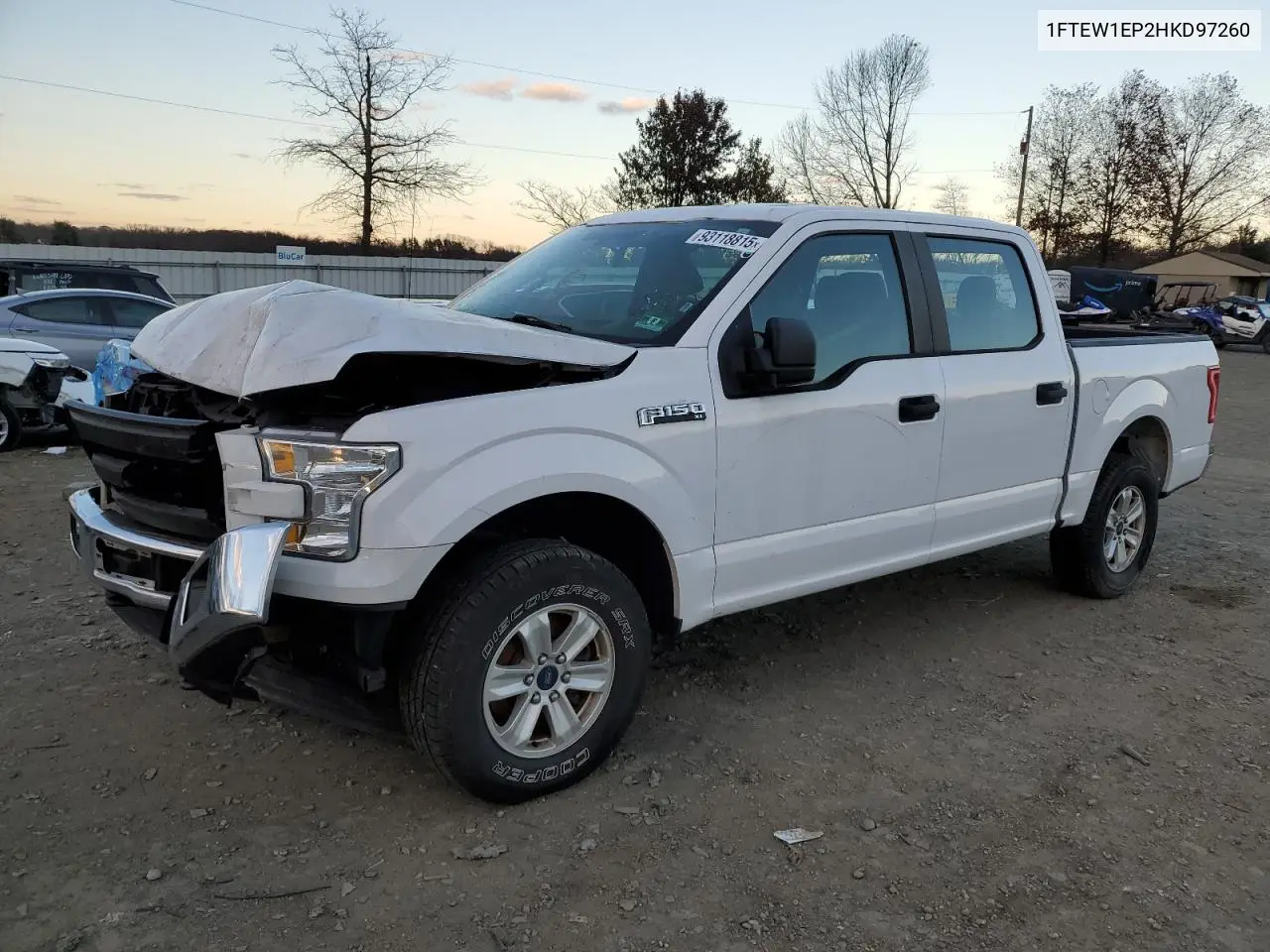 1FTEW1EP2HKD97260 2017 Ford F150 Supercrew
