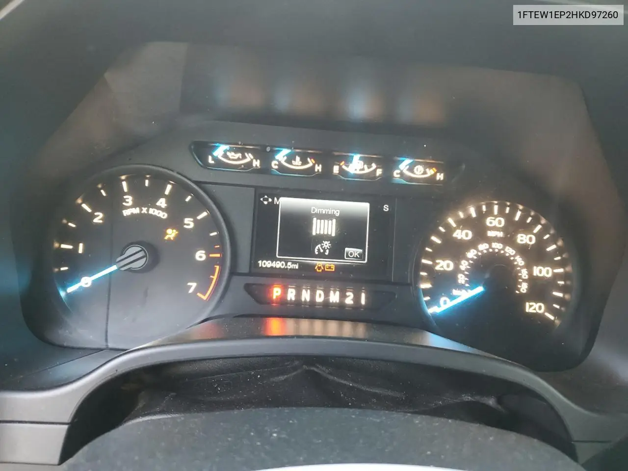 1FTEW1EP2HKD97260 2017 Ford F150 Supercrew