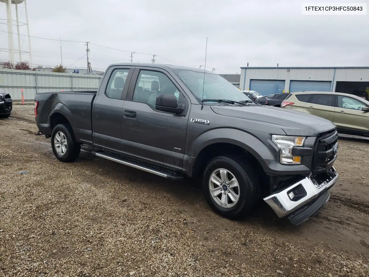 1FTEX1CP3HFC50843 2017 Ford F150 Super Cab