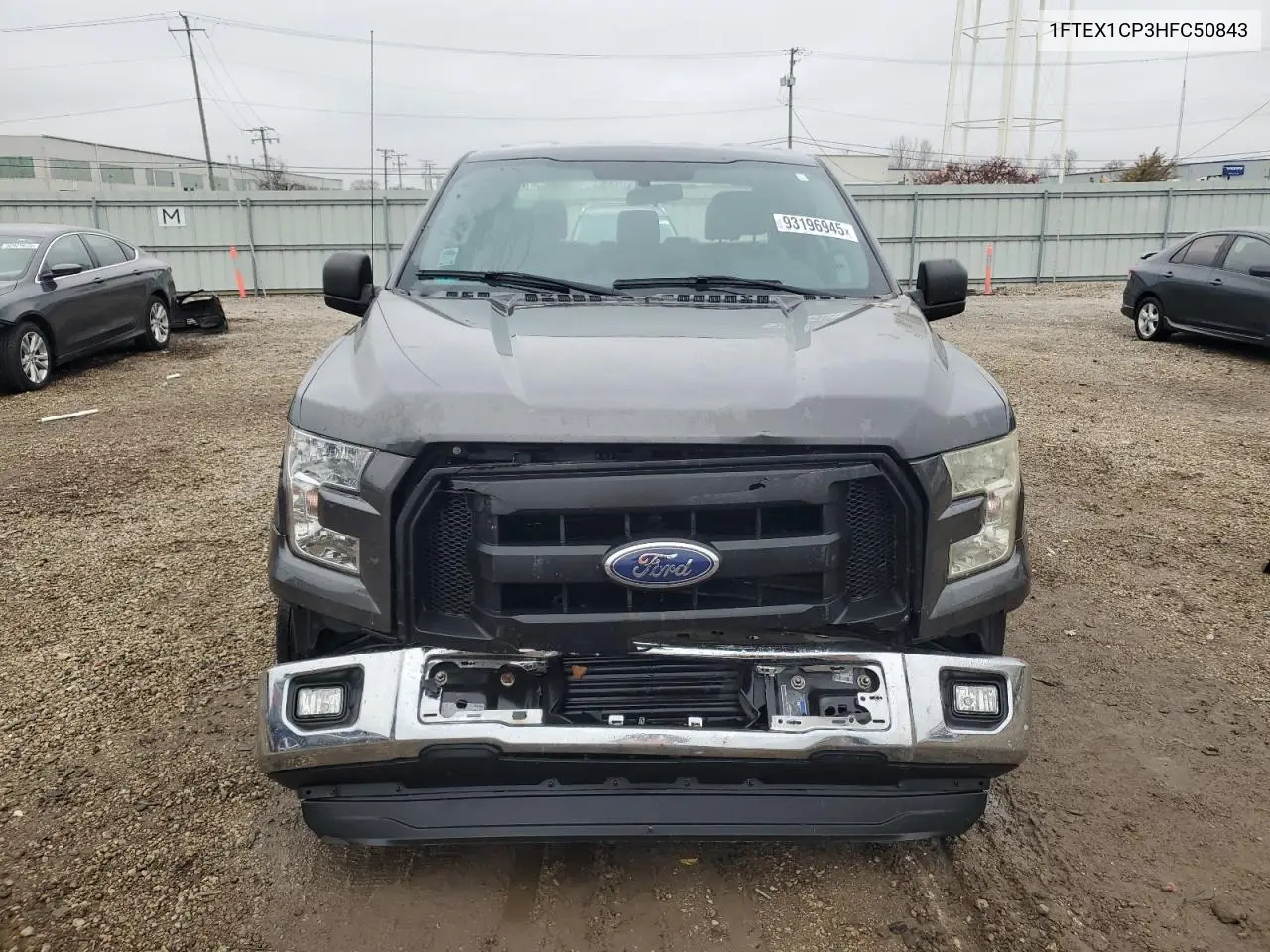 1FTEX1CP3HFC50843 2017 Ford F150 Super Cab