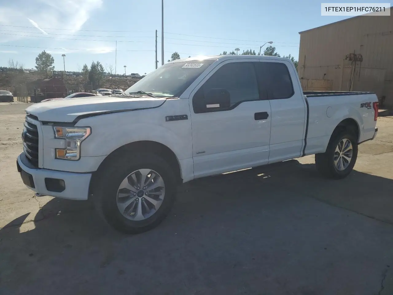 1FTEX1EP1HFC76211 2017 Ford F150 Super Cab