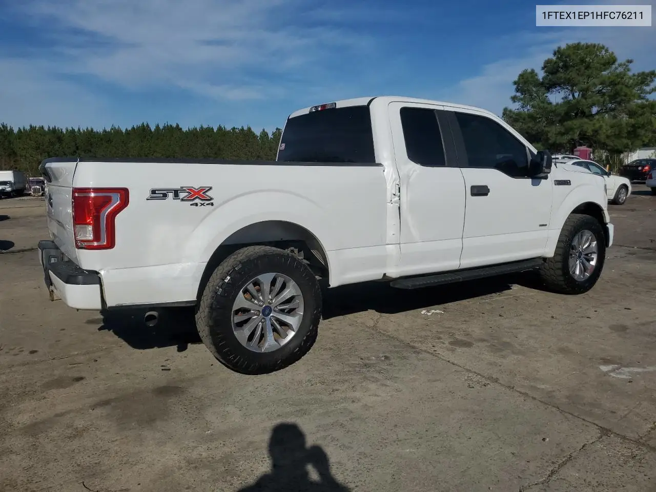 1FTEX1EP1HFC76211 2017 Ford F150 Super Cab