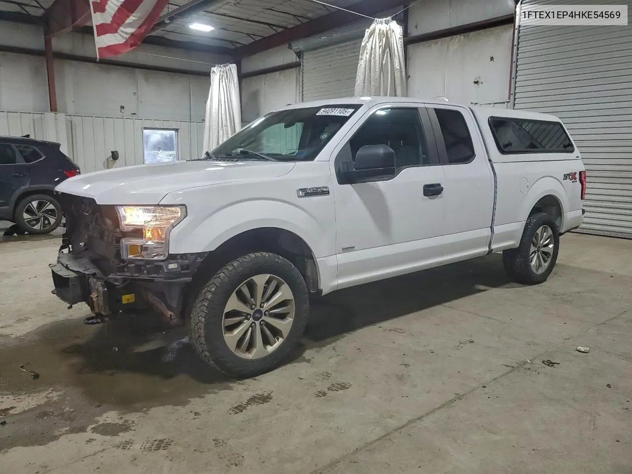 1FTEX1EP4HKE54569 2017 Ford F150 Super Cab