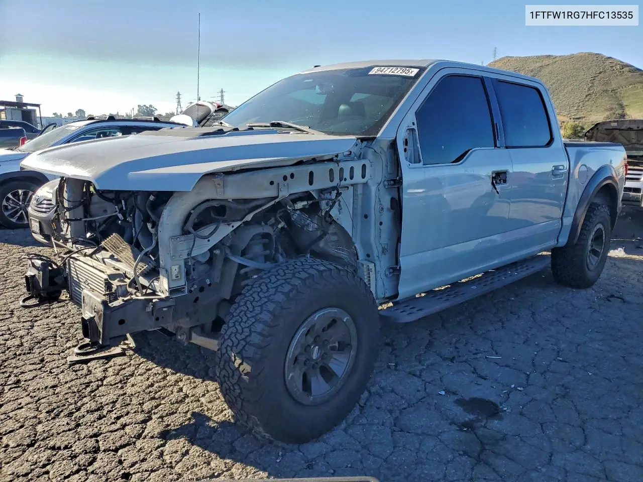 1FTFW1RG7HFC13535 2017 Ford F150 Raptor