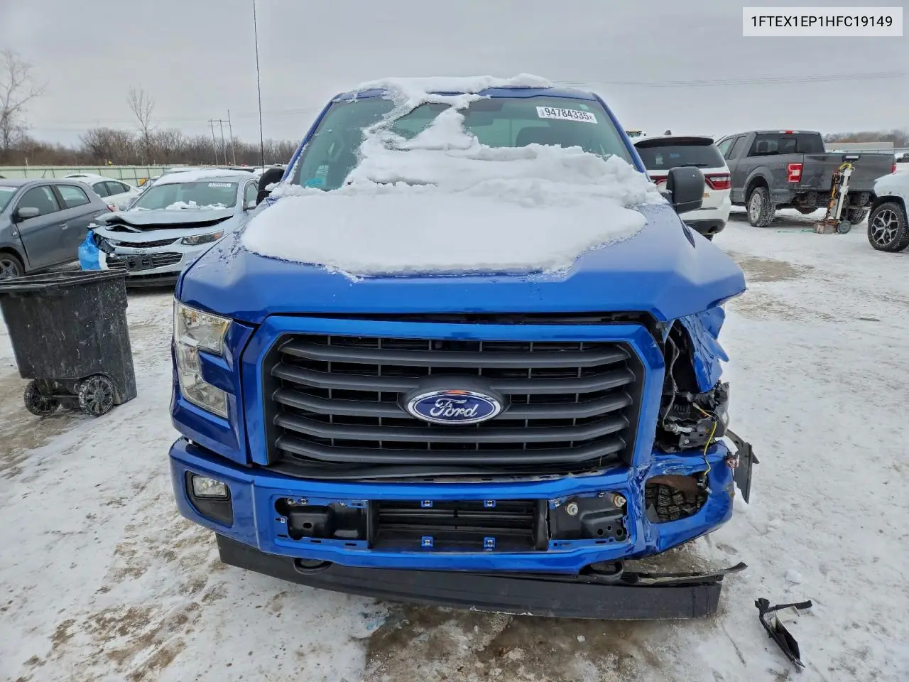 1FTEX1EP1HFC19149 2017 Ford F150 Super Cab