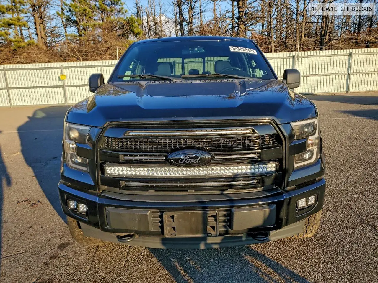 1FTEW1EF2HFB03386 2017 Ford F150 Supercrew