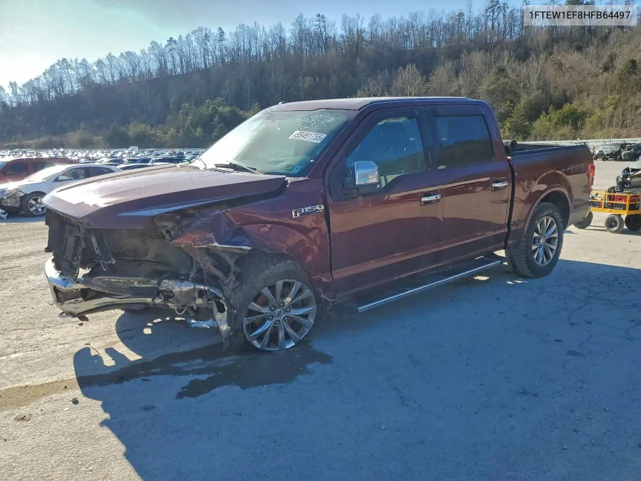 1FTEW1EF8HFB64497 2017 Ford F150 Supercrew