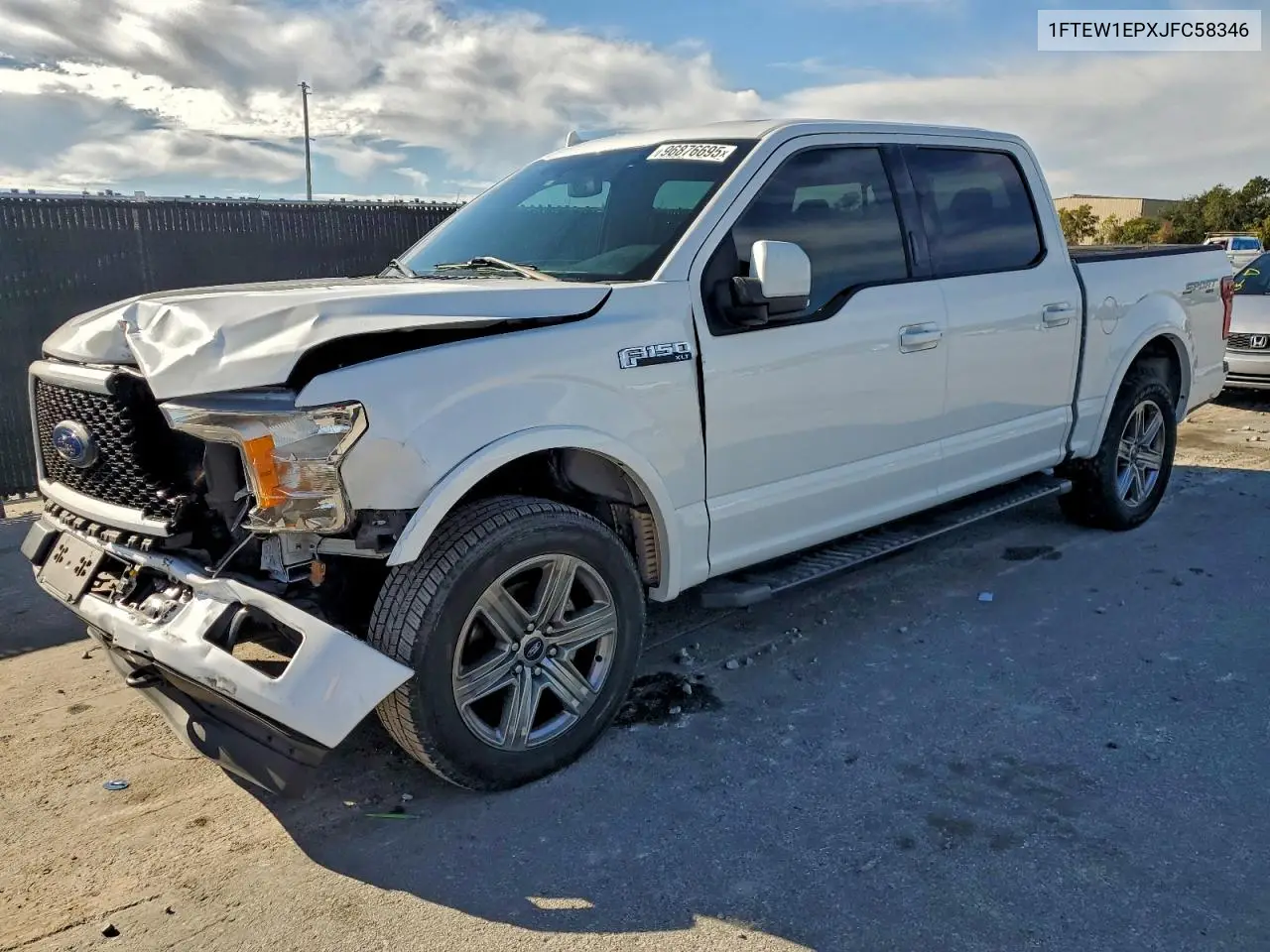 1FTEW1EPXJFC58346 2018 Ford F150 Supercrew
