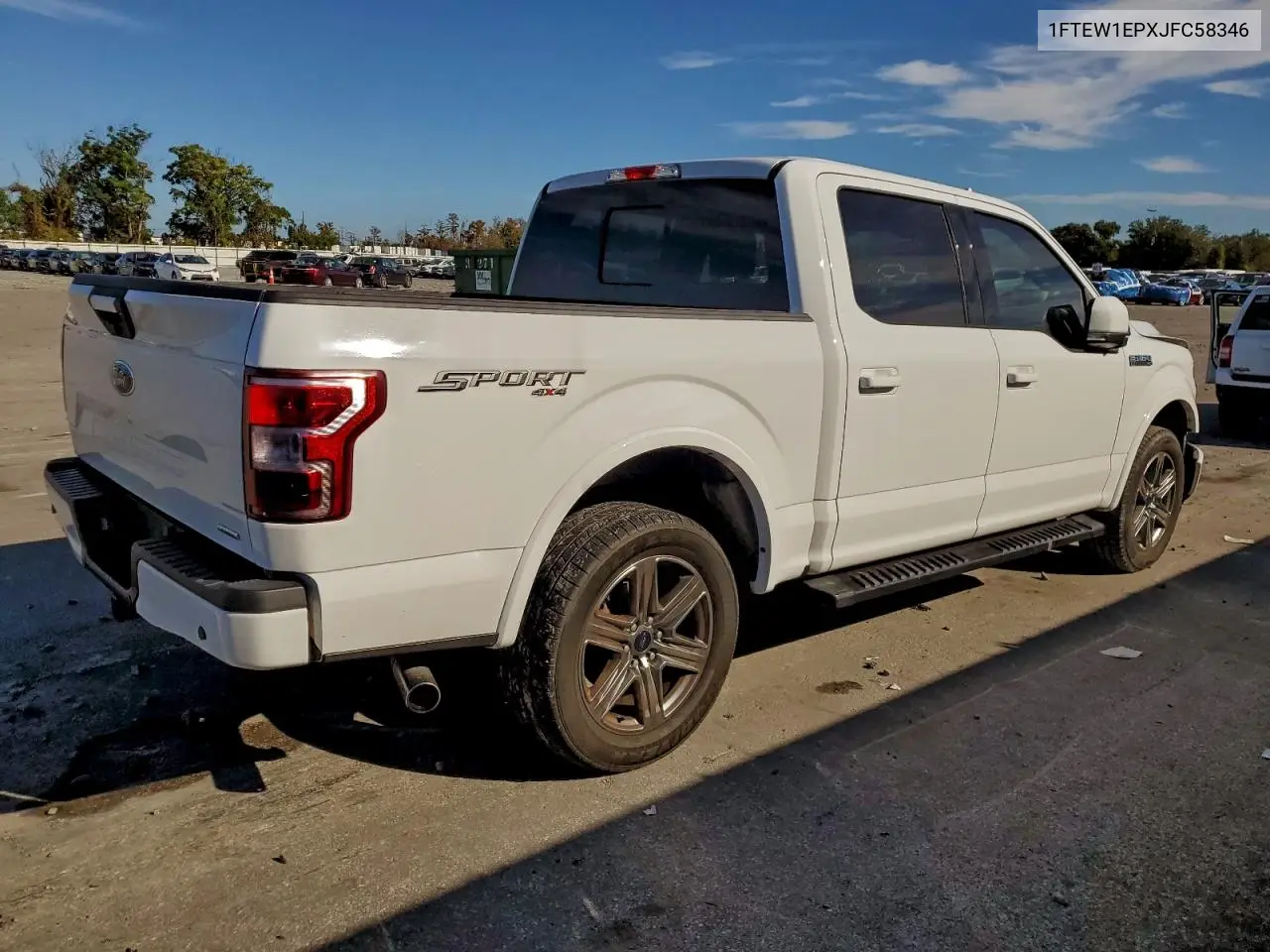1FTEW1EPXJFC58346 2018 Ford F150 Supercrew