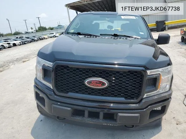 1FTEW1EP3JKD67738 2018 Ford F150 Supercrew