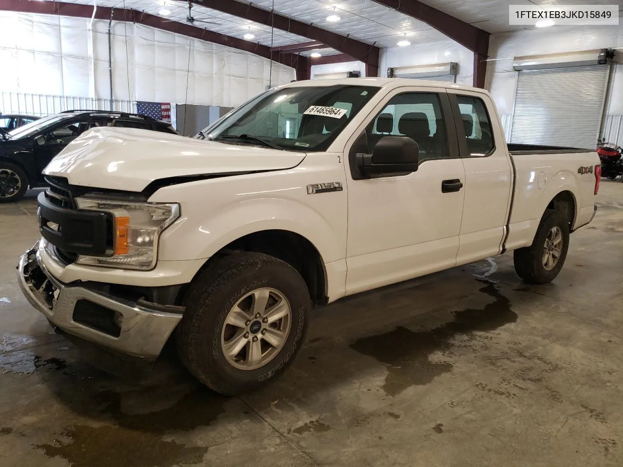 2018 Ford F150 Super Cab VIN: 1FTEX1EB3JKD15849 Lot: 61465964