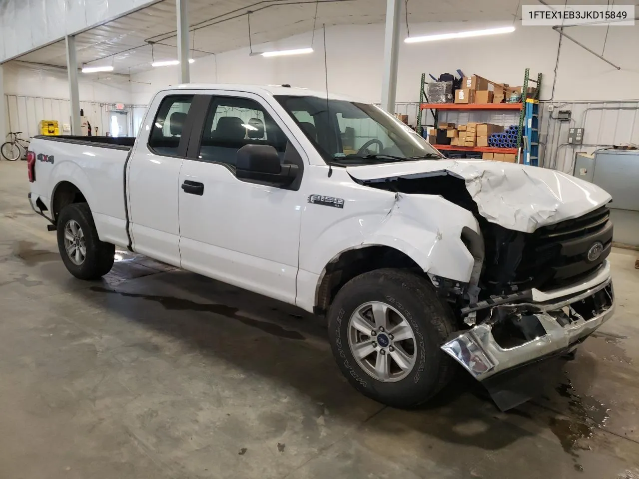 2018 Ford F150 Super Cab VIN: 1FTEX1EB3JKD15849 Lot: 61465964