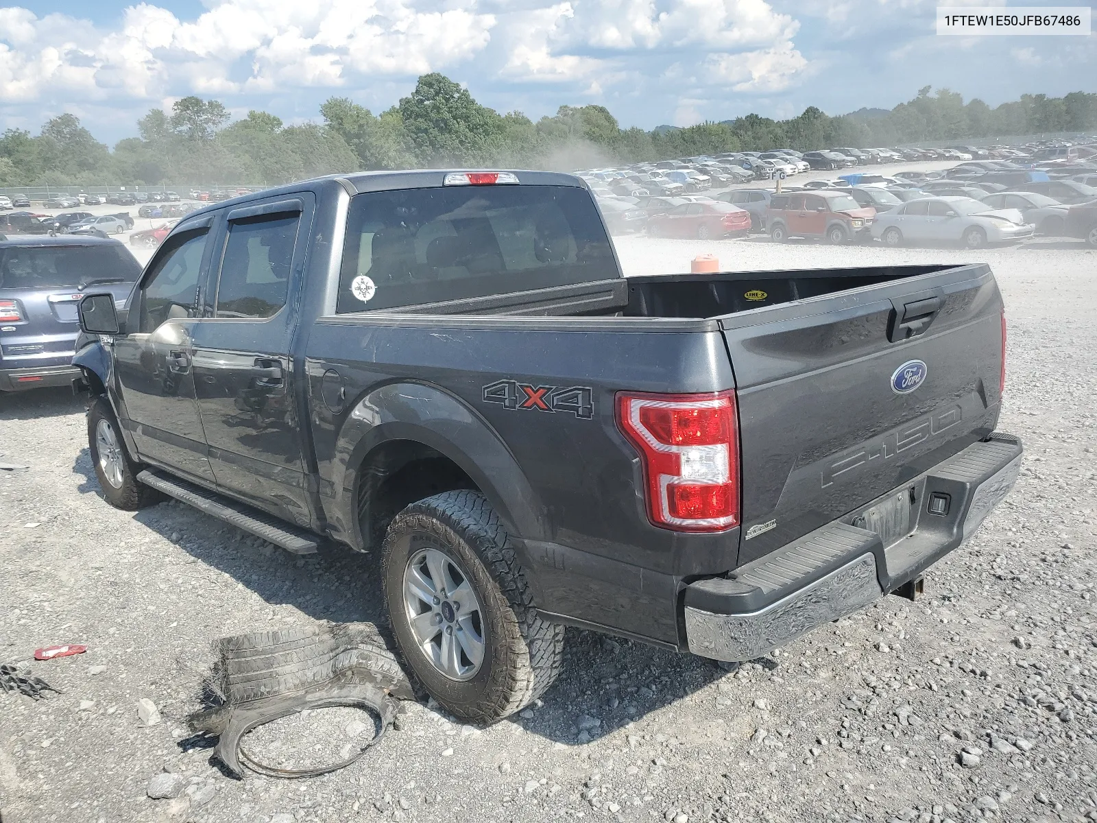 2018 Ford F150 Supercrew VIN: 1FTEW1E50JFB67486 Lot: 63117144