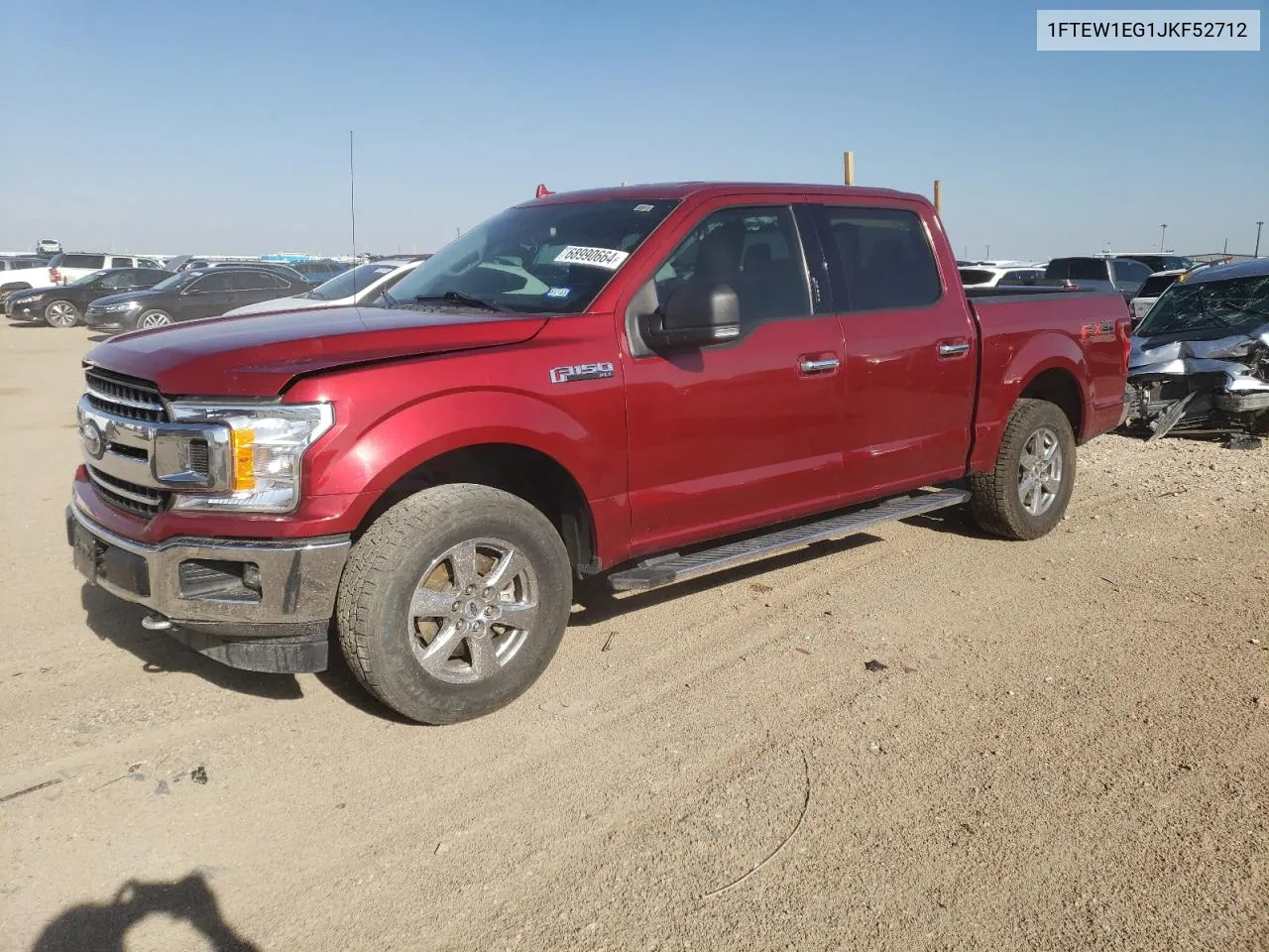 1FTEW1EG1JKF52712 2018 Ford F150 Supercrew