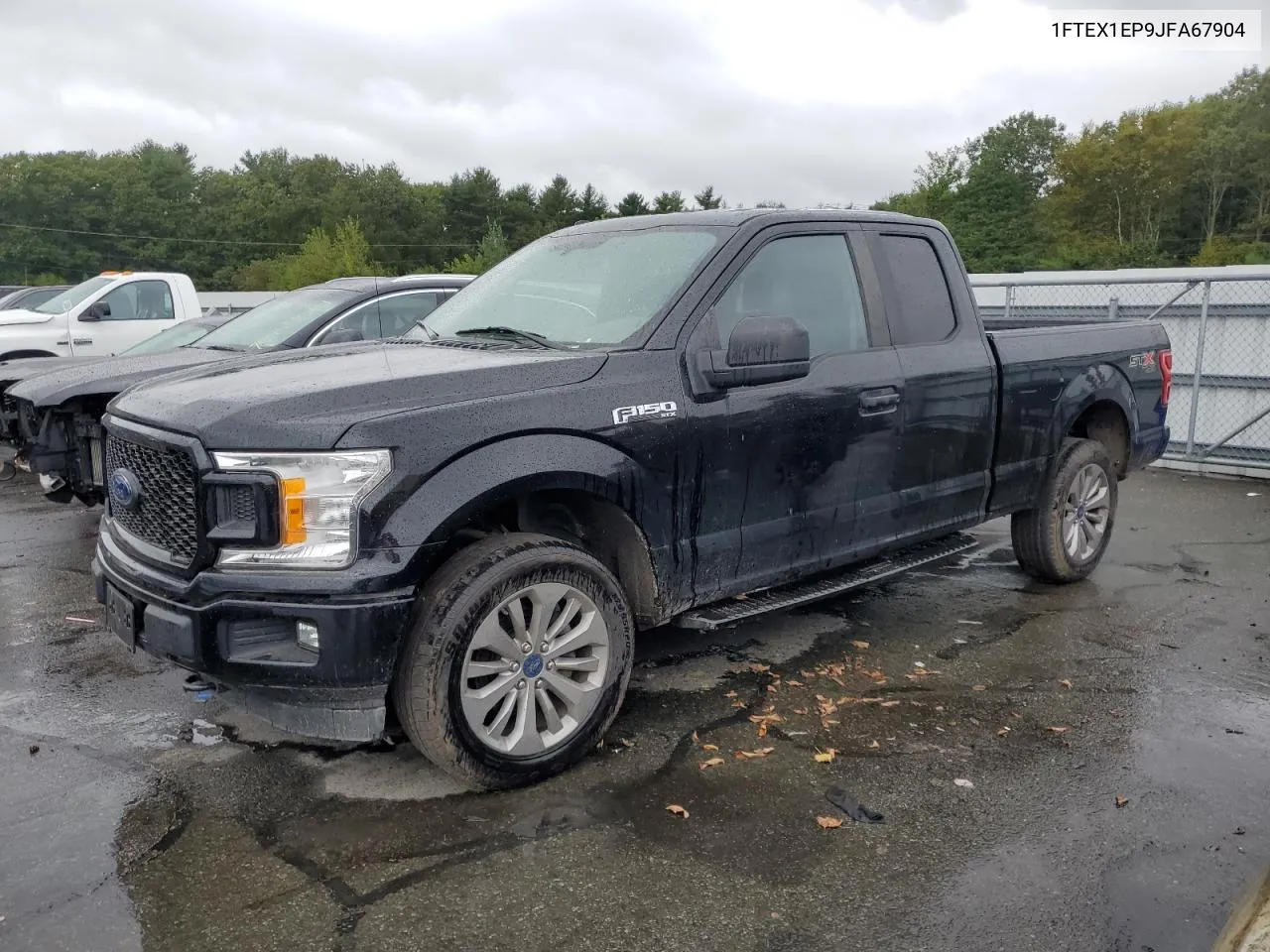 1FTEX1EP9JFA67904 2018 Ford F150 Super Cab