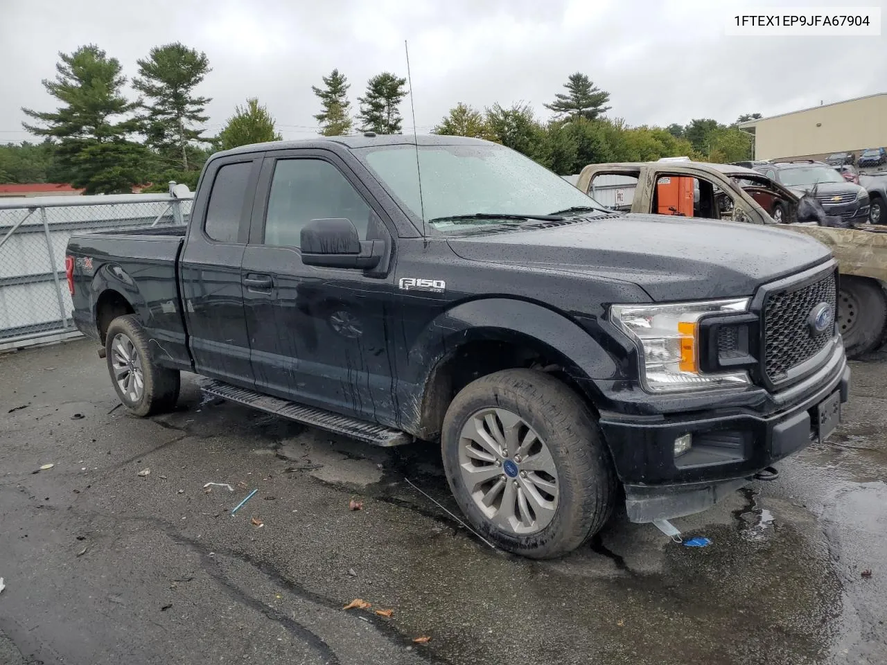 1FTEX1EP9JFA67904 2018 Ford F150 Super Cab