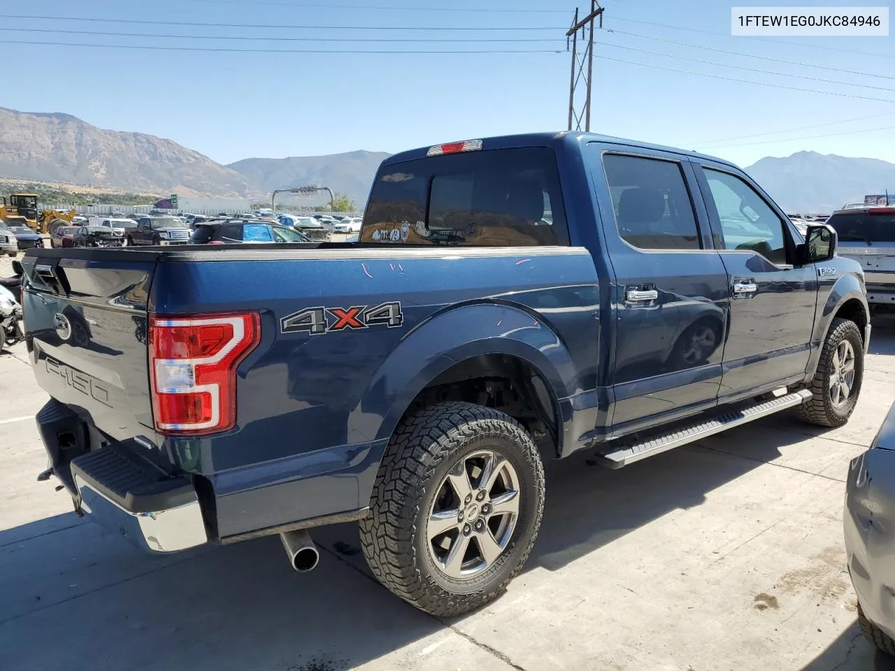 2018 Ford F150 Supercrew VIN: 1FTEW1EG0JKC84946 Lot: 72287884