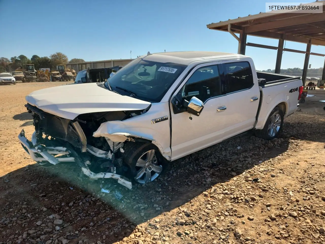 1FTEW1E57JFB93664 2018 Ford F150 Supercrew