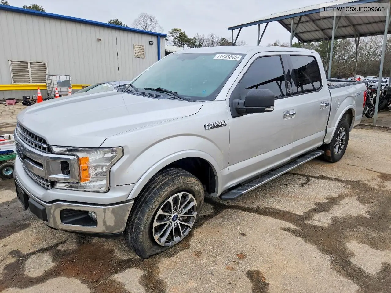 1FTEW1C5XJFC09665 2018 Ford F150 Supercrew