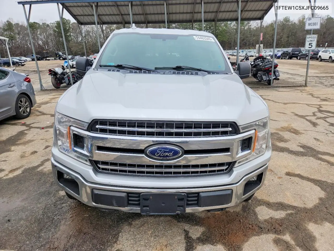 1FTEW1C5XJFC09665 2018 Ford F150 Supercrew
