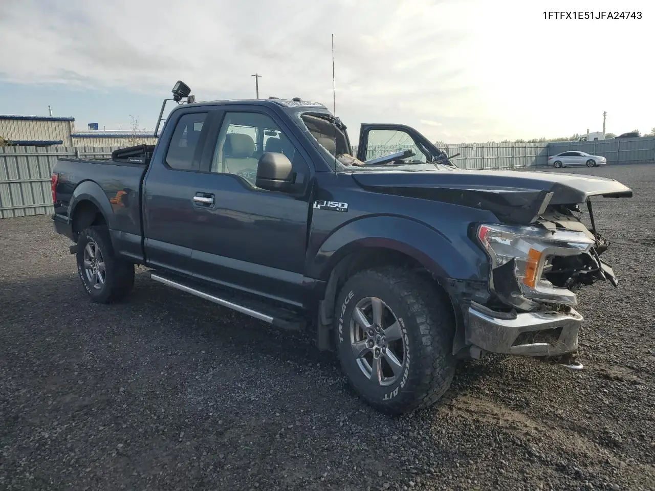 1FTFX1E51JFA24743 2018 Ford F150 Super Cab