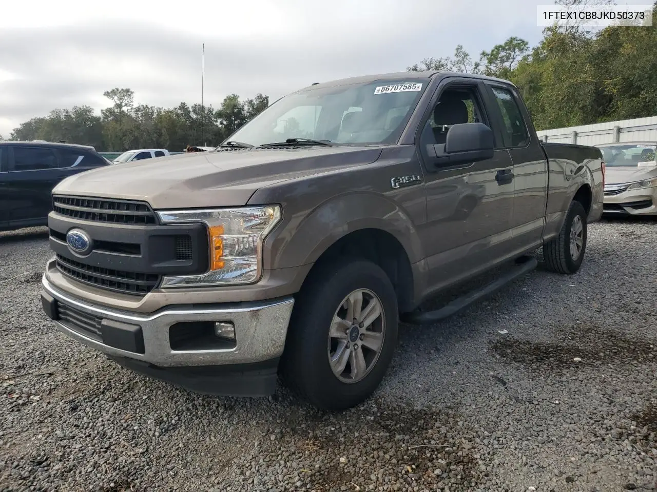 1FTEX1CB8JKD50373 2018 Ford F150 Super Cab