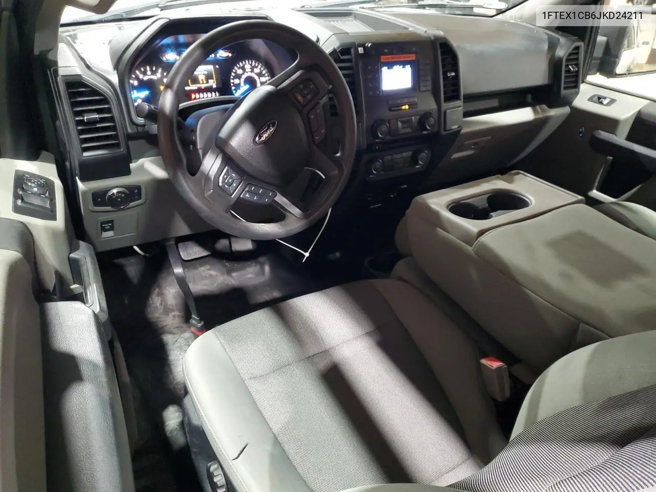 1FTEX1CB6JKD24211 2018 Ford F150 Super Cab