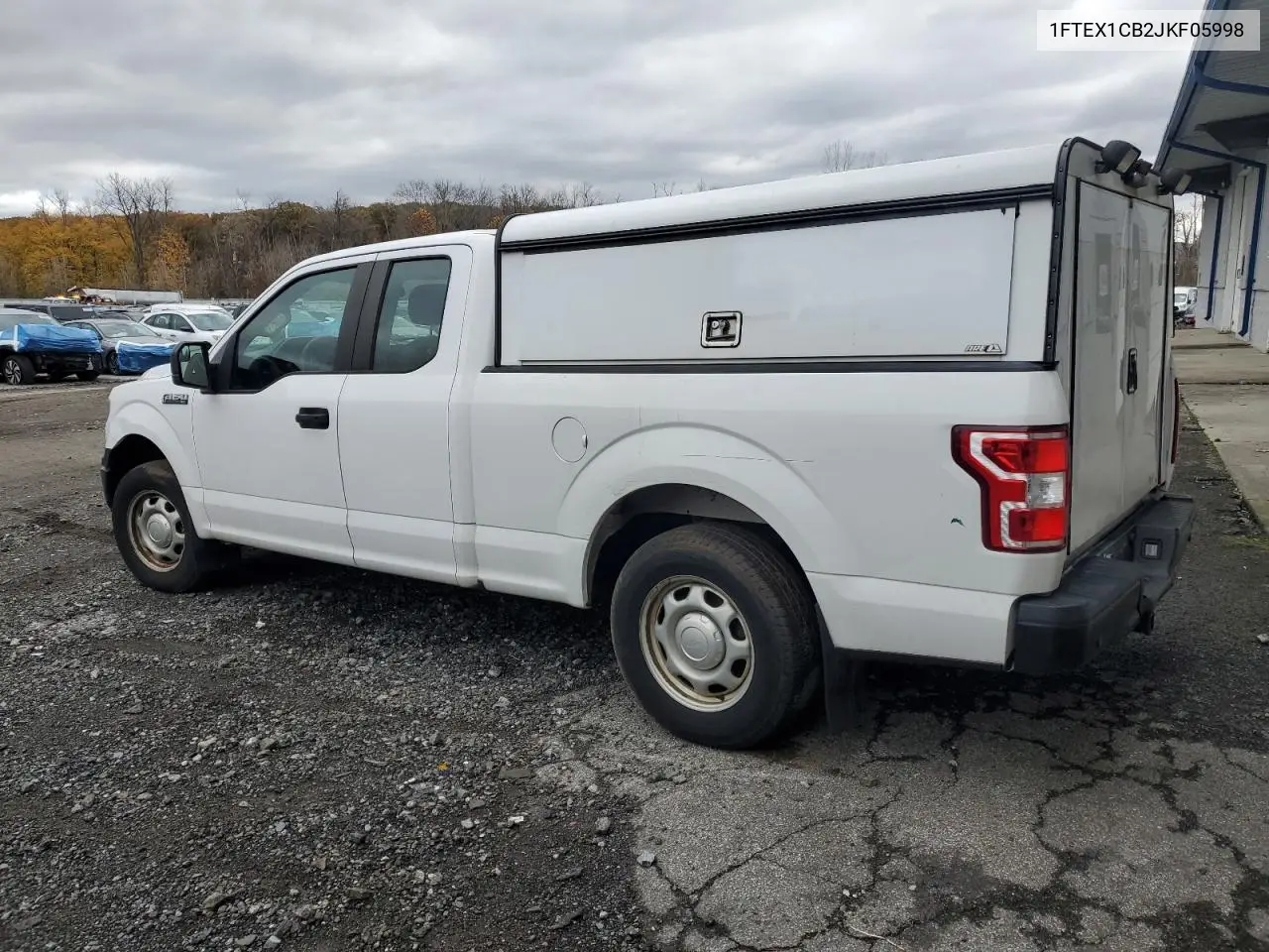 1FTEX1CB2JKF05998 2018 Ford F150 Super Cab