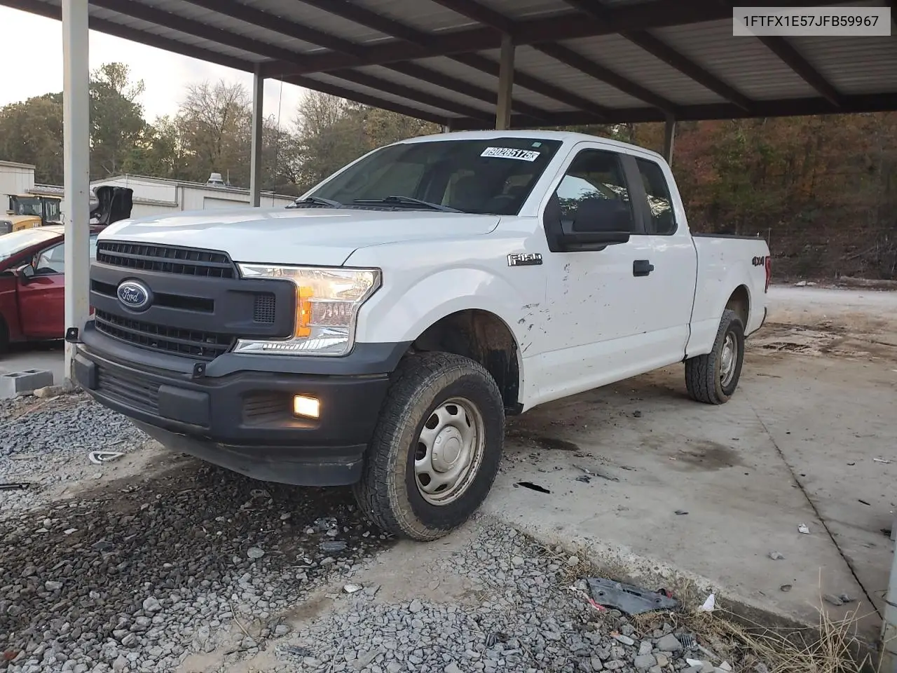 1FTFX1E57JFB59967 2018 Ford F150 Super Cab