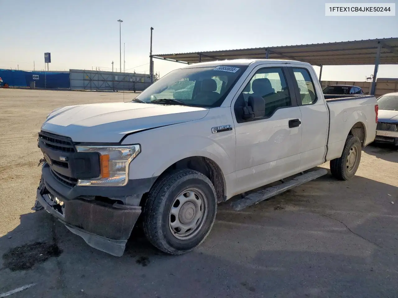 1FTEX1CB4JKE50244 2018 Ford F150 Super Cab