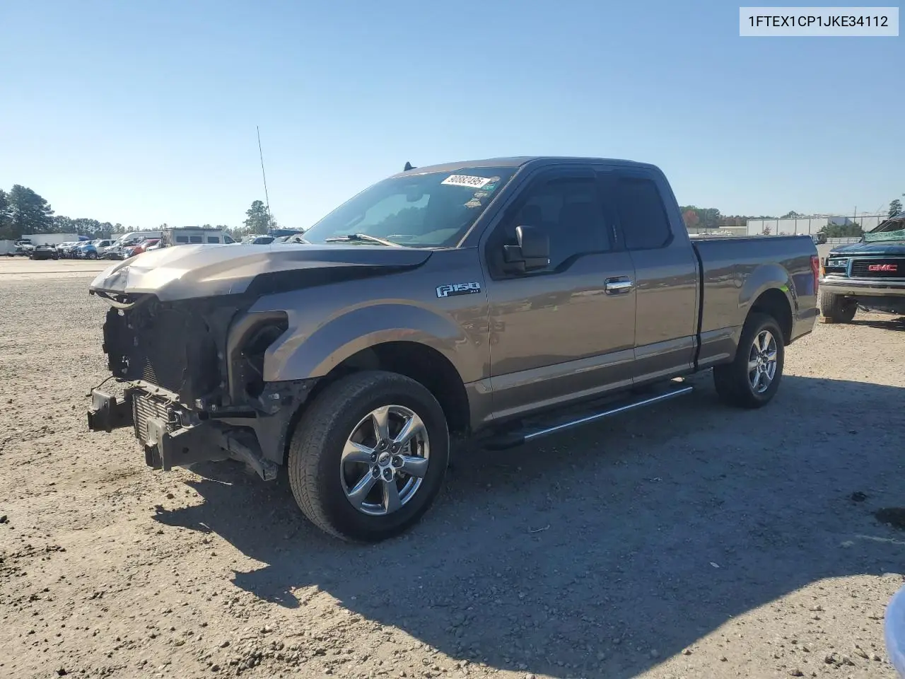 1FTEX1CP1JKE34112 2018 Ford F150 Super Cab