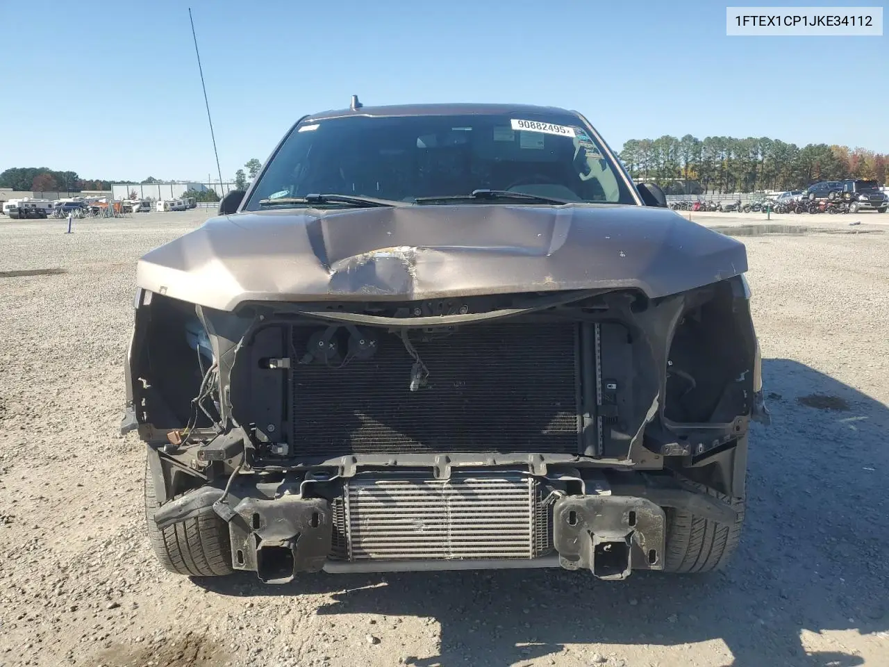 1FTEX1CP1JKE34112 2018 Ford F150 Super Cab