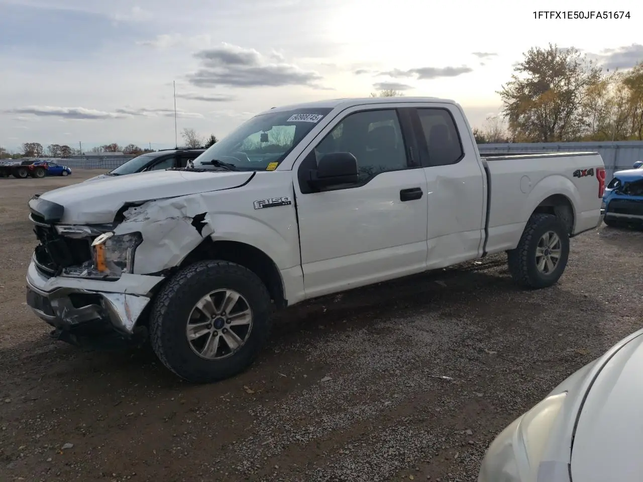 1FTFX1E50JFA51674 2018 Ford F150 Super Cab