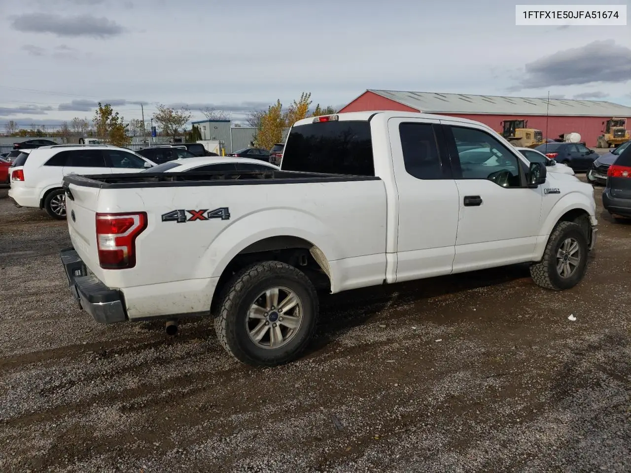 1FTFX1E50JFA51674 2018 Ford F150 Super Cab