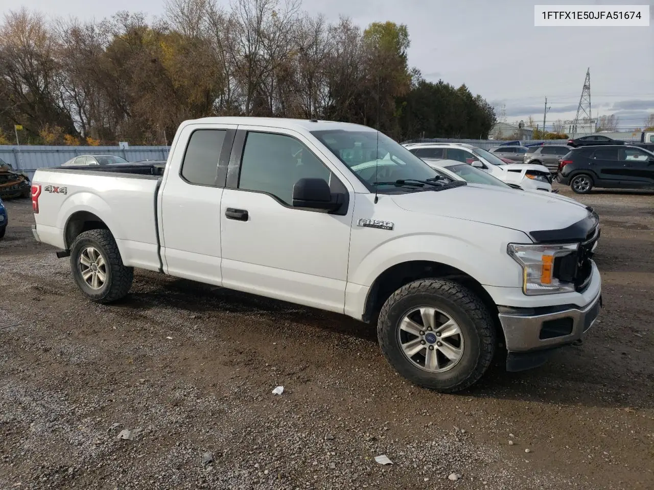 1FTFX1E50JFA51674 2018 Ford F150 Super Cab