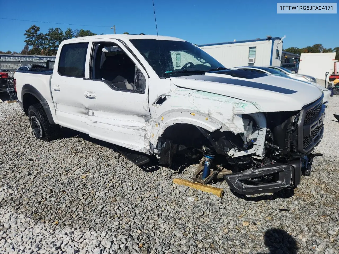 1FTFW1RG5JFA04171 2018 Ford F150 Raptor