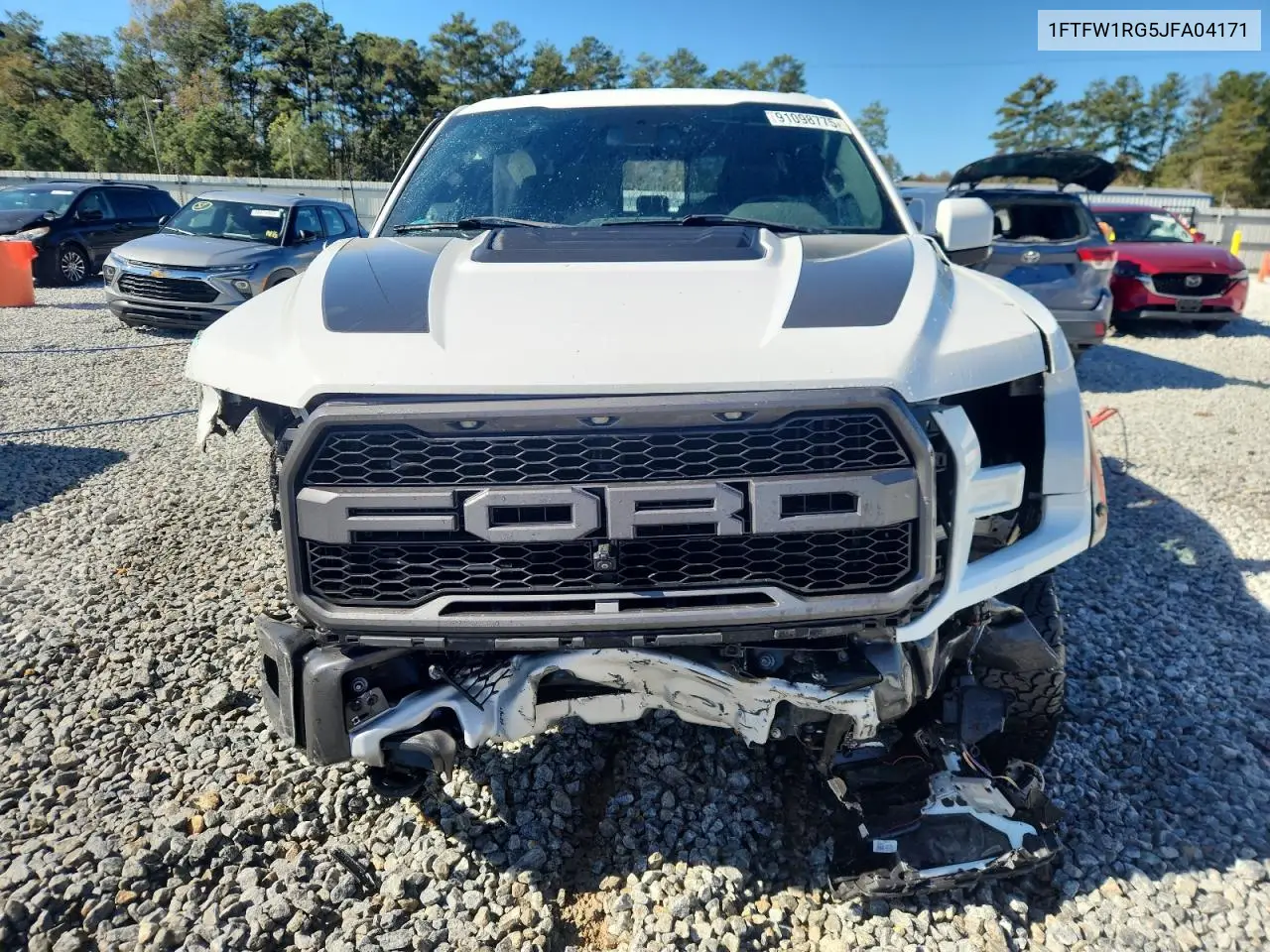 1FTFW1RG5JFA04171 2018 Ford F150 Raptor