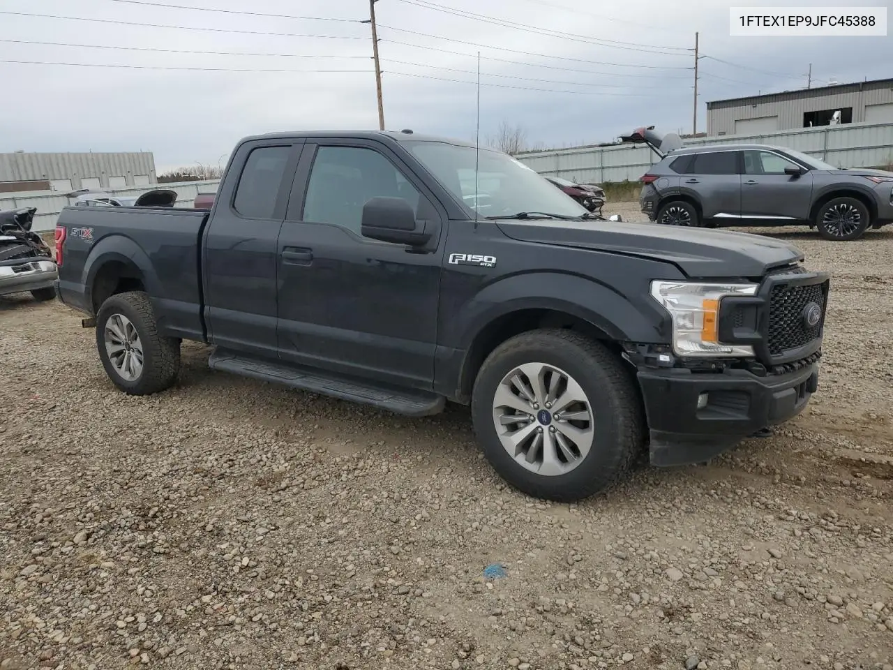 1FTEX1EP9JFC45388 2018 Ford F150 Super Cab