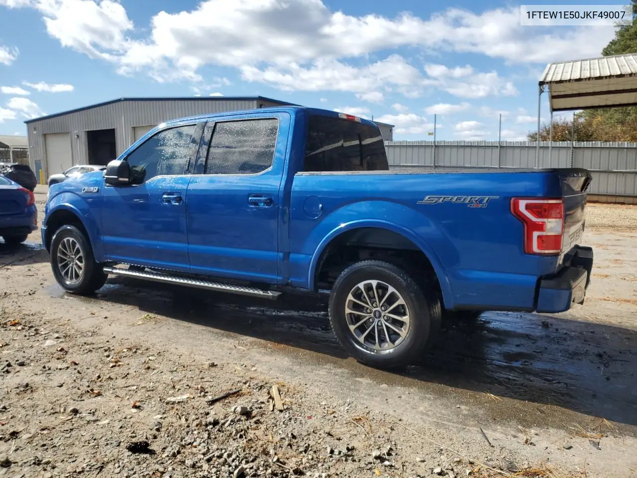 1FTEW1E50JKF49007 2018 Ford F150 Supercrew