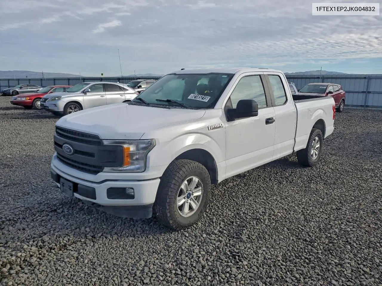 1FTEX1EP2JKG04832 2018 Ford F150 Super Cab