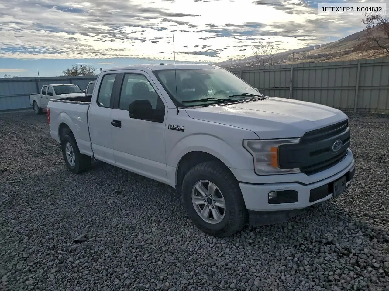 1FTEX1EP2JKG04832 2018 Ford F150 Super Cab